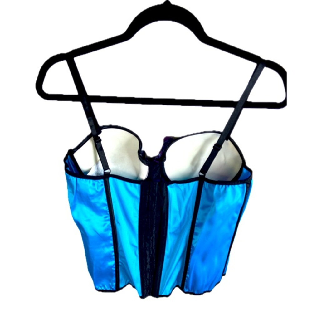 AMSCAN Mad Hatter Corset Bustier Multicolor Adult Size M/L - Picture 3 of 9